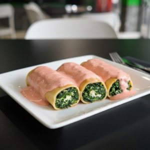 Canelones de Espinaca y ricota