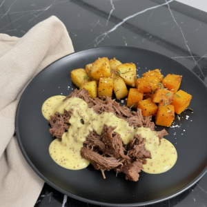 Ternera a la mostaza